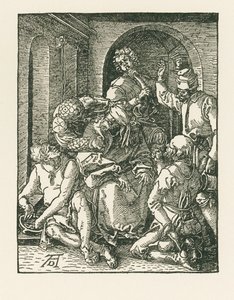 La moquerie du Christ, vers 1508-09 (gravure sur bois) - Albrecht Dürer or Duerer
