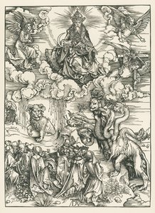 Le monstre marin et la bête aux cornes d
