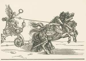 La petite voiture triomphale ou le mariage bourguignon - Albrecht Dürer or Duerer