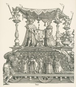 La petite voiture triomphale ou le mariage bourguignon - Albrecht Dürer or Duerer