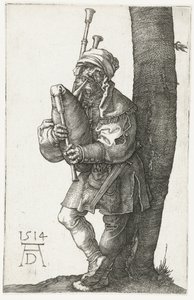 Le joueur de cornemuse - Albrecht Dürer or Duerer