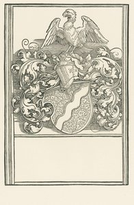 Les armoiries de Michael Behaim, vers 1518-20 (gravure sur bois) - Albrecht Dürer or Duerer