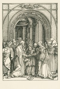 Le mariage de la Vierge, vers 1504 (gravure sur bois) - Albrecht Dürer or Duerer