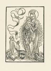 Vierge Marie vénérée par Albrecht von Bonstetten - Albrecht Dürer or Duerer