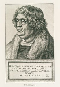 Willibald Pirckheimer - Albrecht Dürer or Duerer