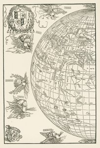 Carte du monde de Johannes Stabius - Albrecht Dürer or Duerer