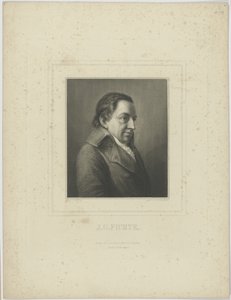 Portrait de Johann Gottlieb Fichte 1762-1814 - Albrecht Fürchtegott Schultheiss