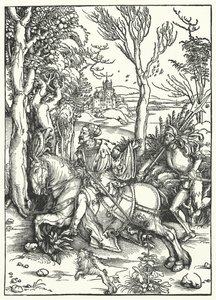 Le Chevalier et le Landsknecht - Albrecht Dürer
