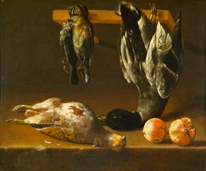 Nature morte avec volaille et grenades, vers 1620-1640