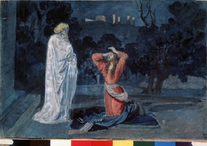 Jesus dans le jardin des oliviers - Aleksandr Andreevich Ivanov