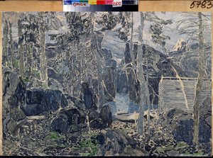Décor pour la pièce de théâtre Petit Eyolf de Henrik Ibsen - Aleksandr Jakovlevic Golovin