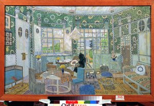 Décor préparatoire pour la pièce de théâtre Le petit Eyolf de Henrik Ibsen - Aleksandr Jakovlevic Golovin