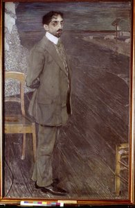 Portrait du poète Mikhaïl Kouzmine