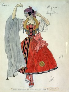 Projet de costume pour l