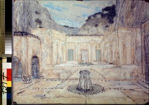 Projet de decor pour la tragedie Antigone d
