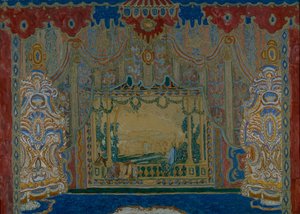 Décor de scène pour la pièce de théâtre Don Juan de Molière, 1910
