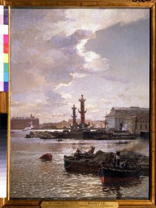 La bourse à Saint-Pétersbourg - Aleksandr Karlovich Beggrov
