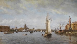 Vue de la Neva à l