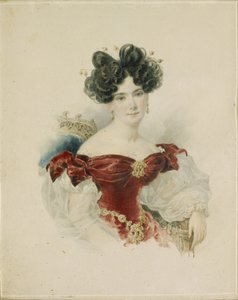 Portrait de la princesse Natalia Viktorovna Kotchoubeï, née Kotchoubeï - Aleksandr Pavlovich Bryullov