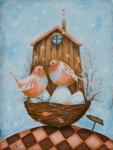 Une maison douillette pour les oiseaux - Aleksandra Paranchenko