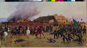 La prise de la forteresse de Gorni Dubnik le 24 octobre 1877 - Aleksei Danilovich Kivshenko
