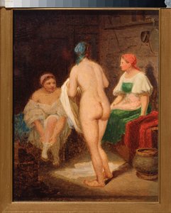 Dans le bain de vapeur - Aleksei Gavrilovich Venetsianov