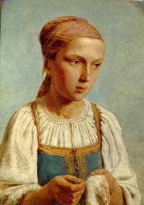 Broderie Fille de la campagne, 1843
