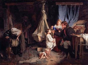 Retour de la ville, 1870 - Aleksei Ivanovich Korzukhin