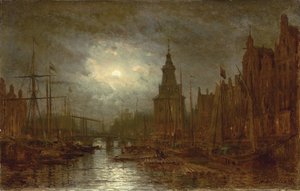 Amsterdam la nuit, années 1870