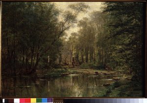 Paysage de La Veules en Normandie - Aleksei Petrovich Bogolyubov