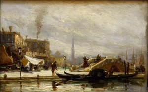 Venise près de la gare. Midi - Aleksei Petrovich Bogolyubov