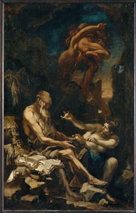 La tentation de Saint Antoine le Grand ... - Alessandro (style of) Magnasco
