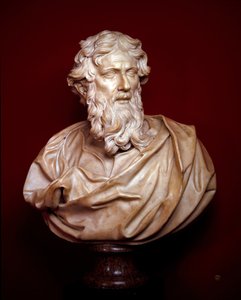 Busts en marbre de Saint Pierre et Saint Paul - Alessandro Algardi