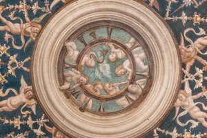 Putti jouant des instruments de musique (détail) - Alessandro Araldi