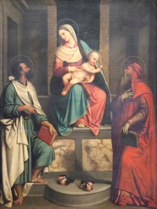 Madone avec Enfant et Saints