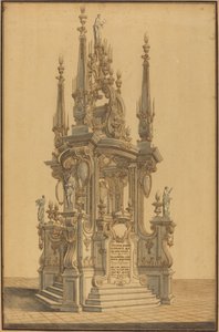 Magnifique catafalque en l