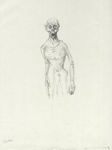 Créature légendaire : Chupacabra, vampire sud-américain. Dessin par Alessandro Lonati - Alessandro Lonati