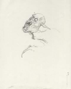Créature légendaire : Chupacabra, vampire sud-américain Dessin par Alessandro Lonati
