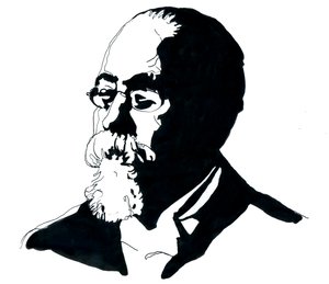 Portrait de Cesare Lombroso (1835-1909) fondateur de l