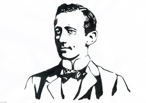 Portrait de Guglielmo Marconi (1874-1937), physicien italien, inventeur du télégraphe.
