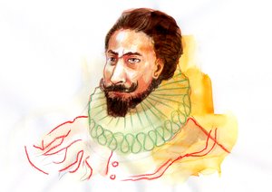 Portrait de Miguel de Cervantes Saavedra (1547-1616) - Alessandro Lonati