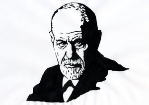 Portrait de Sigmund Freud (1856-1939), psychiatre autrichien