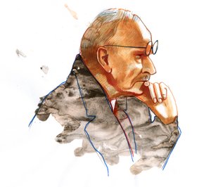 Portrait du psychiatre suisse Carl Gustav Jung (1875-1961) - Alessandro Lonati