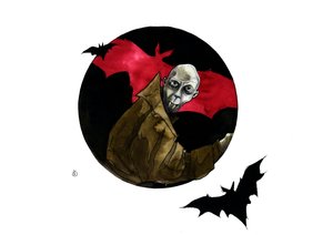 Représentation du personnage de Nosferatu le vampire - Alessandro Lonati