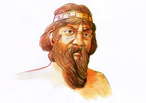 Représentation de la divinité Pallas (mythologie grecque : Pallas)