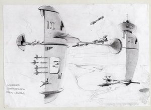Illustration de science-fiction : base spatiale dans l