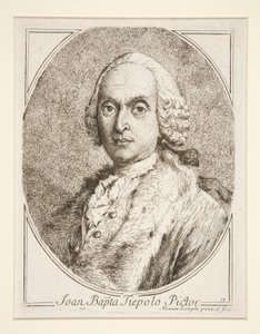 Portrait de G.B. Tiepolo - Alessandro Longhi