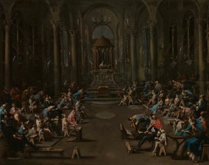 La synagogue - Alessandro Magnasco