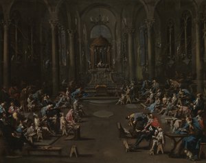 La synagogue, 1725-35 - Alessandro Magnasco