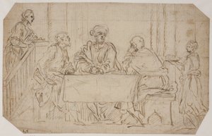 Le souper à Emmaüs - Alessandro Moretto